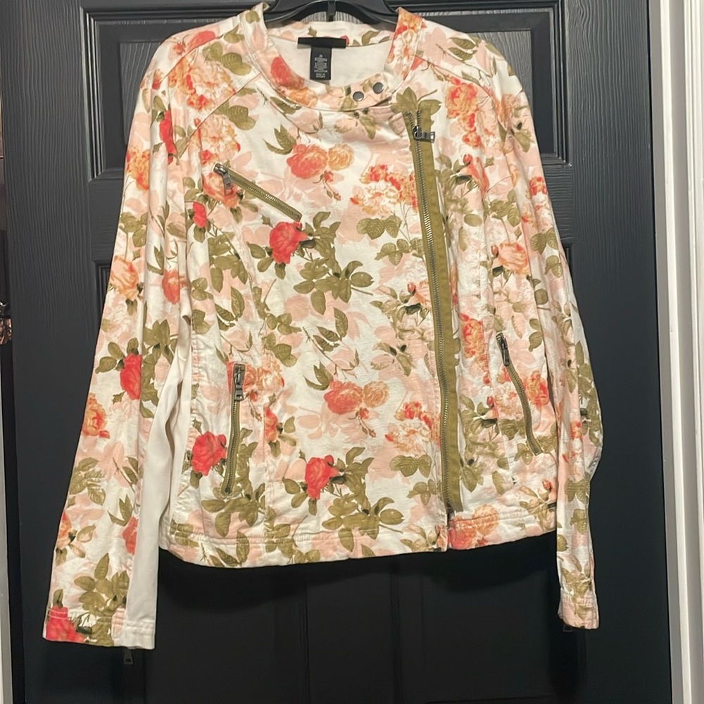 Lane Bryant floral jacket